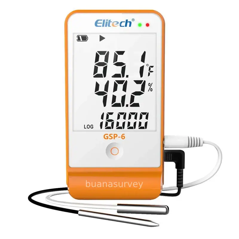 Elitech GSP-6 Temperature & Humidity Data Logger